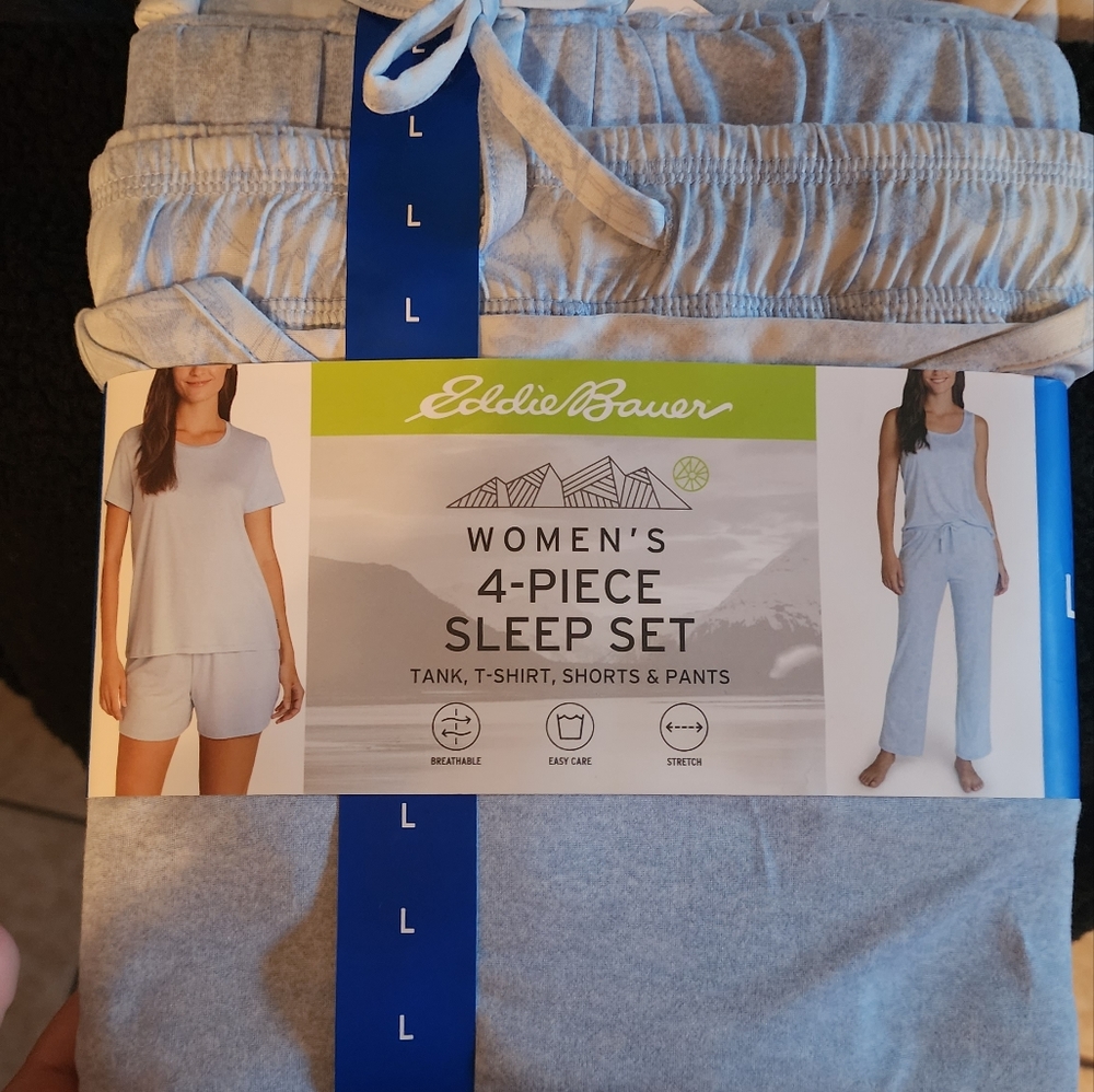 Eddie Bauer 4 piece pajamas